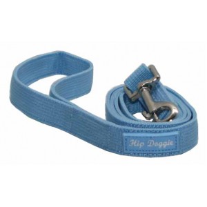 HIP DOGGIE GUINZAGLIO IN FETTUCCIA AZZURRO